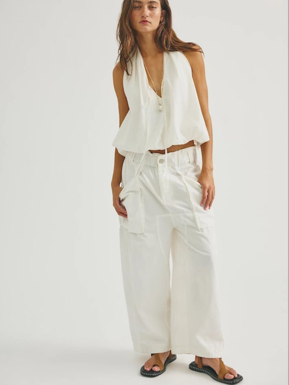 NWT We the Free Costa Pull-On Harem Pants M